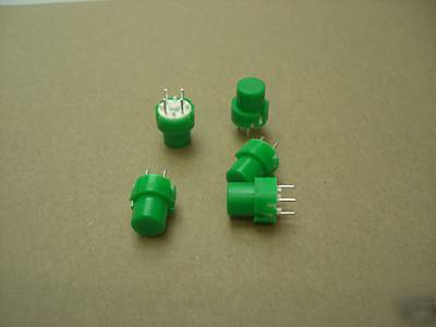 D6 switch spst pcb 5 pcs green / mixed colours Â£0.25EA 