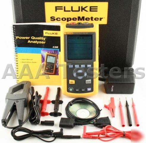 Fluke 43 handheld power quality analyzer meter 43B