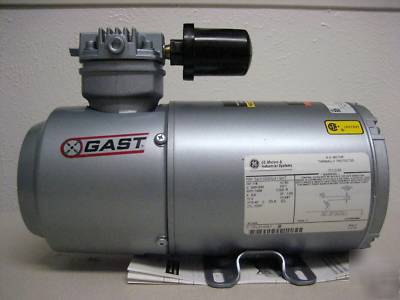 New gast compressor 1/6 hp- 1HAE-10-M104X, 220VAC - 