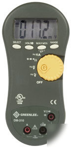 New greenlee dm-310 averaging digital multimeter DM310 