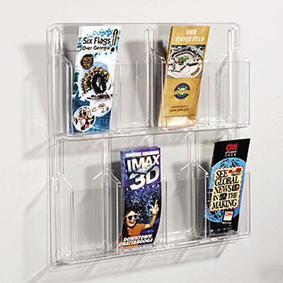 New literature rack 8 pocket size 20.5X20.5