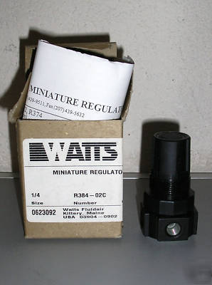 New watts R384-02C miniature pressure regulator