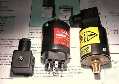 Pressure switch [oil/air/water safety/alarm 0-4BAR 2BAR