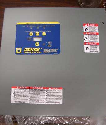 Square d surgelogic model TVS2EMA16AC surge suppressor