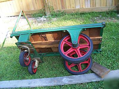 Vintage fairbanks industrial cart