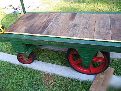 Vintage fairbanks industrial cart