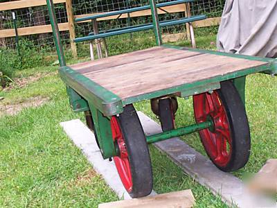 Vintage fairbanks industrial cart