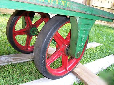 Vintage fairbanks industrial cart