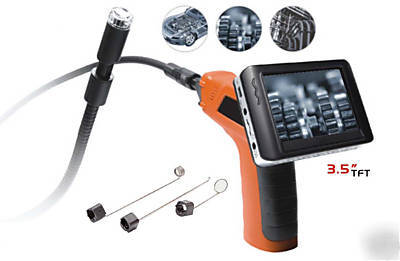 Wireless recordable inspection camera loaded borescope 