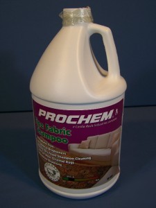 New bottle prochem fine fabric carpet shampoo dry foam