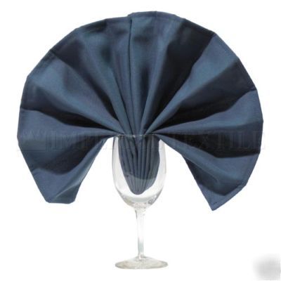 New lot 60 restaurant wholesale wedding napkins m blue