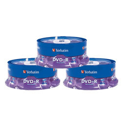 New verbatim 16X dvd+r media 95033-3KIT