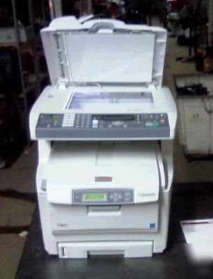 Okidata C5550 mfp color copier w/ toner & cartridges