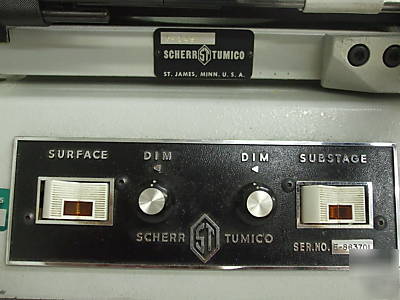 Scherr tumico toolmakers measuring microscope