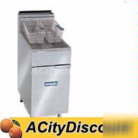 Imperial gas 75LB commercial deep fat fryer ifs-75-op