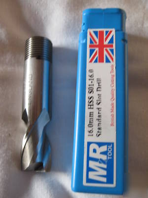 New 16MM mr tool 2 flute threaded shank slot drill ( )