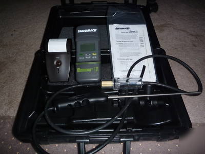 New bacharach monoxor iii co analyzer, brand 