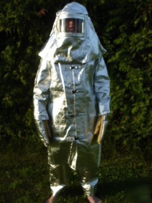 Protective suit against heat & meltspraying HR1-gabriel