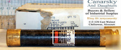 New 1 bussman frs-r-15 class RK5 fuse 