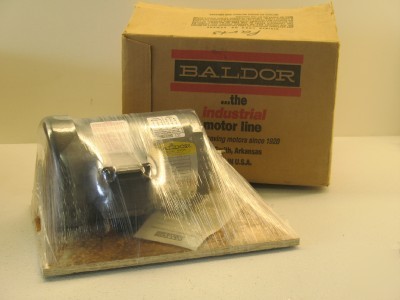 New baldor M3460 1/2 hp 3 phase general purpose motor 
