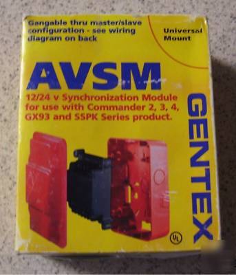 New gentex avsm sync module in package with enclosure
