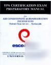 Section 608 epa certification preparatory manual -esco 