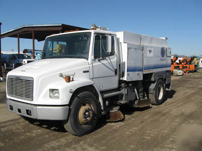 2000 freightliner FL80 air bear sweeper 2 avail 5208