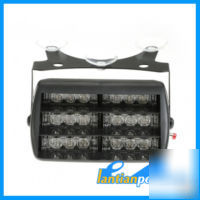 18 led flashing windscreen strobe light car auto amber