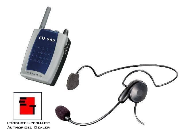 4-person eartec TD900 wireless intercom system