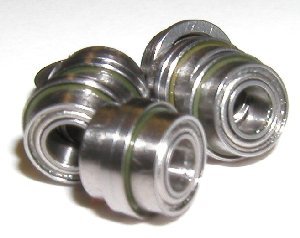10 flanged ball bearing F605 zz z 2Z 5MM shielded