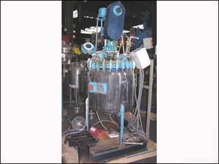 50 gal pfaudler glass lined reactor, 150/105# 