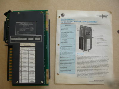 Allen bradley 1771-ifc series b analog input module 