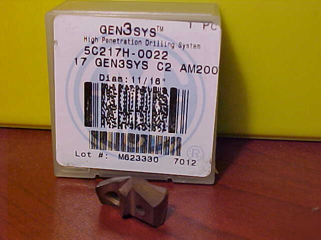 Amec 5C217H-0022 carbide drill insert r=$89 each