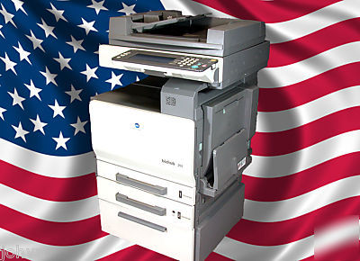 Konica minolta bizhub 250 print network scan 130K