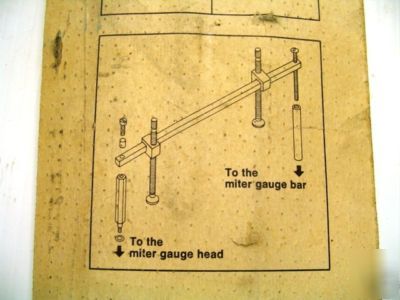 Rockwell / delta clamp attachment - miter gauge 34-569