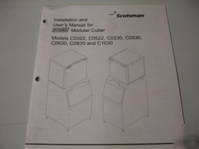 Scotsman prodigy modular ice cuber machine CO322MA-1A