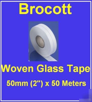 Woven fibre glass insulating cloth tape, 50MM x 50M
