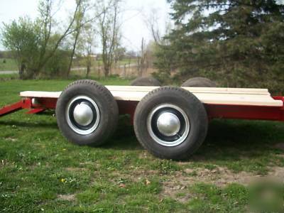  equipment utility car trailer loader bob cat 6X10