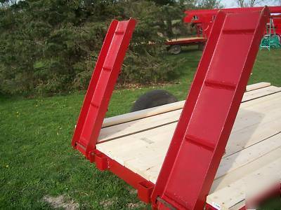  equipment utility car trailer loader bob cat 6X10