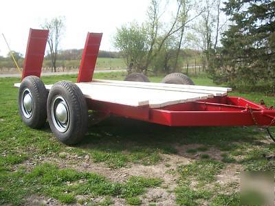  equipment utility car trailer loader bob cat 6X10