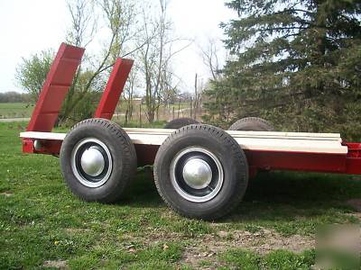  equipment utility car trailer loader bob cat 6X10