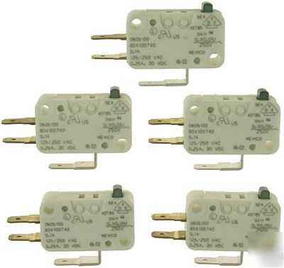 Lot 5X cherry 0605 D41Y microswitch/micro switch #269