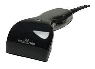 New barcode scanner contact ccd black usb