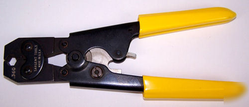 New sargent catv hex connector crimp tool RG6 & RG59