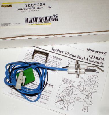 1009524 honeywell Q3400A1040 ignitor flame rod igniter