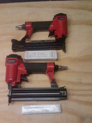 2 husky / campbell hausfeld nail gun brad,staple nailer