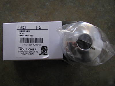 25 shallow escutcheon chrome 3/4