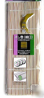 Japanese bamboo sushi maker roller mat - 24 x 21 thin
