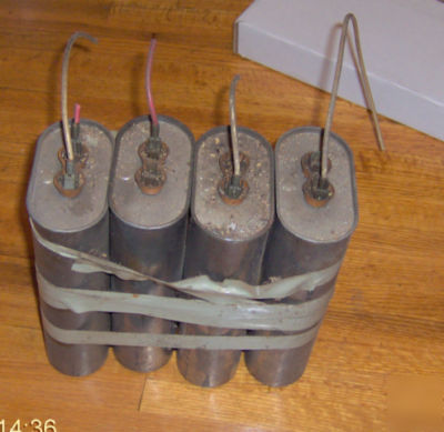 Large heavy duty motor start capacitor bank - cap.s