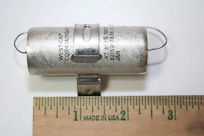 New west cap arizona capacitor CQR42A1KG474K3P lot of 5 